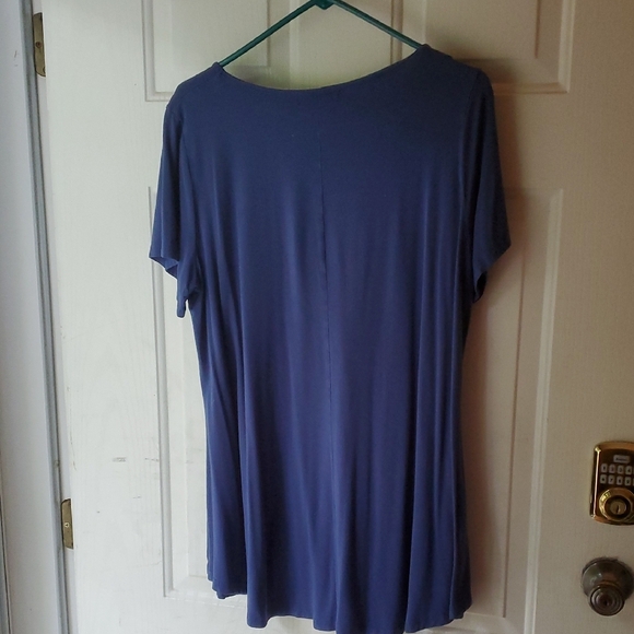 Blue Short Sleeve‎ Relaxed T-Shirt - Picture 3 of 7